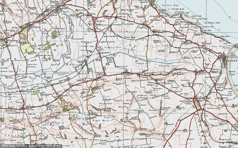 Old Maps of Flixton, Yorkshire Francis Frith