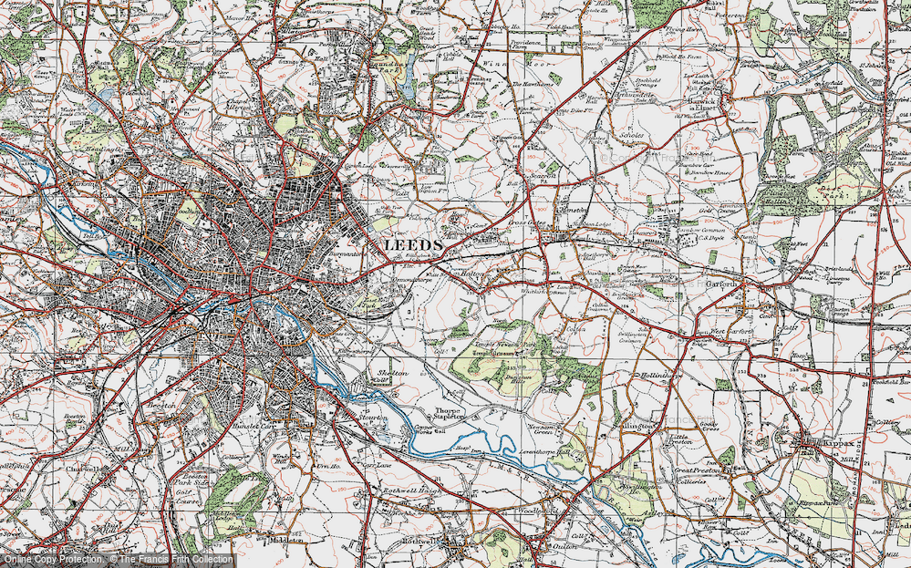Old Maps of Halton, Yorkshire Francis Frith