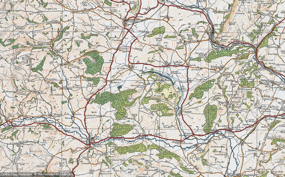 Old Maps of Walcot Park, Shropshire Francis Frith
