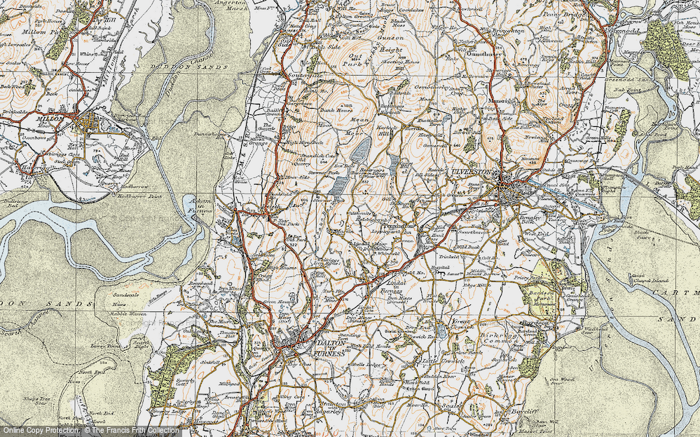 Historic Ordnance Survey Map of Marton, 1925 Francis Frith