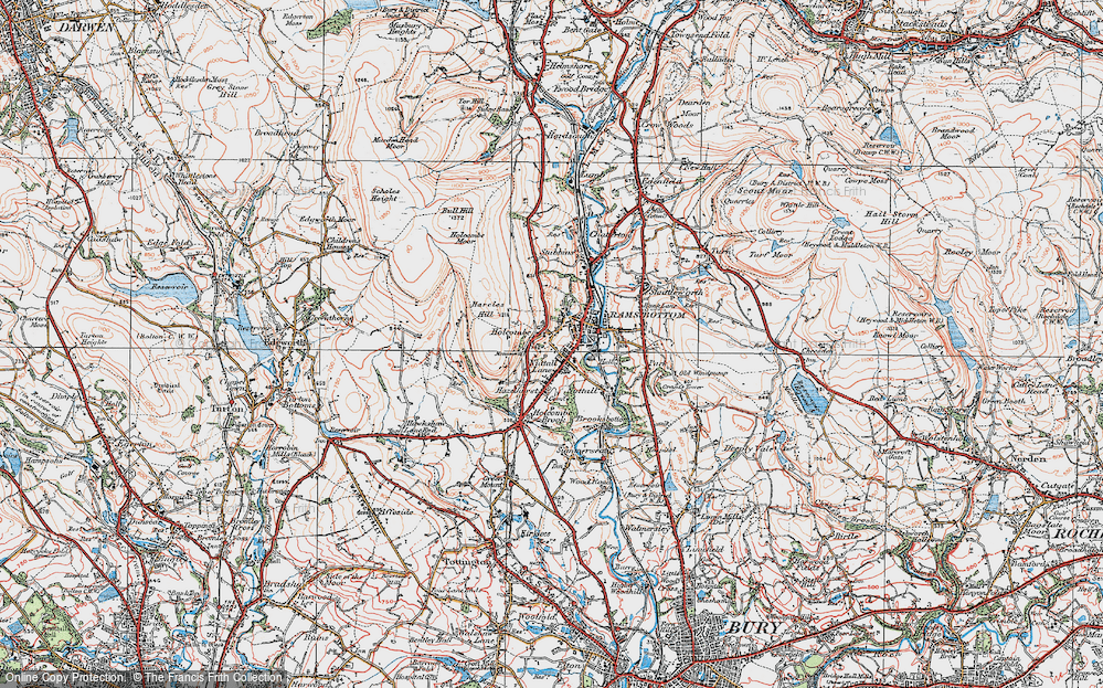 Old Maps of Ramsbottom, Greater Manchester Francis Frith