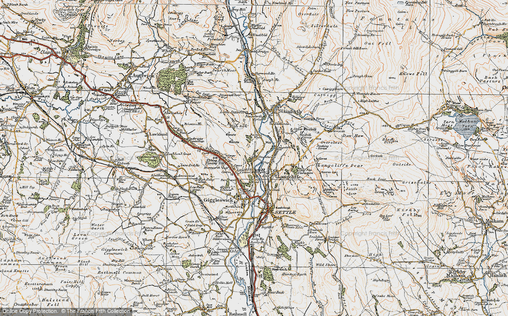 Old Maps of Kinsey Cave, Yorkshire Francis Frith