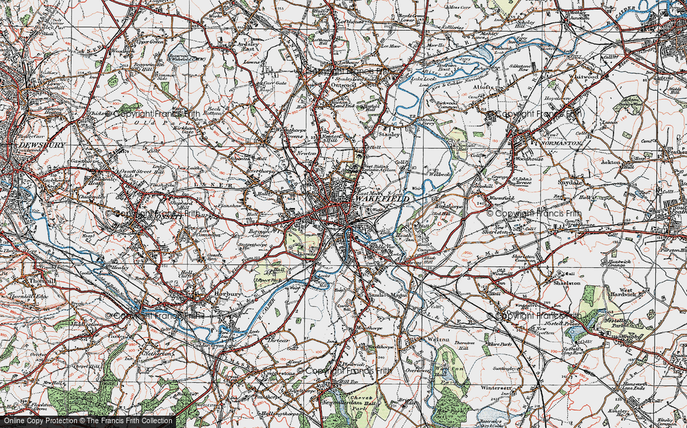 Old Maps of Wakefield, Yorkshire Francis Frith
