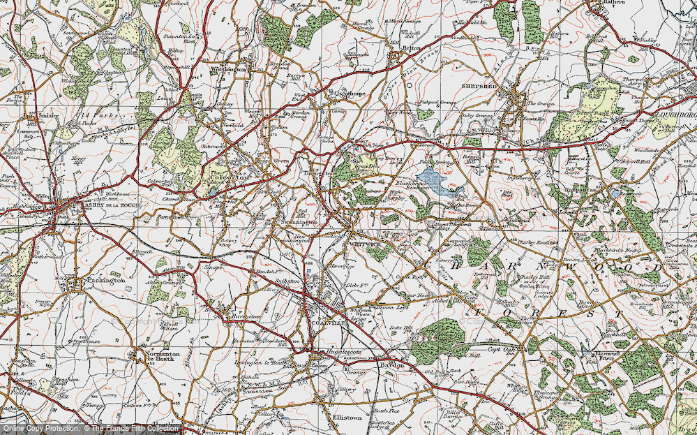 Old Maps of Whitwick, Leicestershire Francis Frith