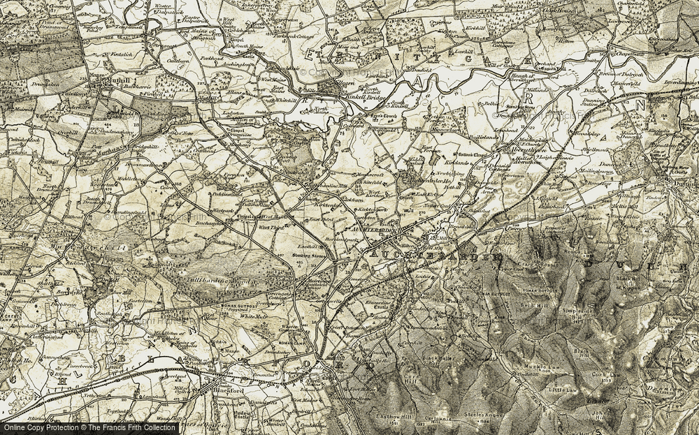 Historic Ordnance Survey Map of Castleton, 19061908