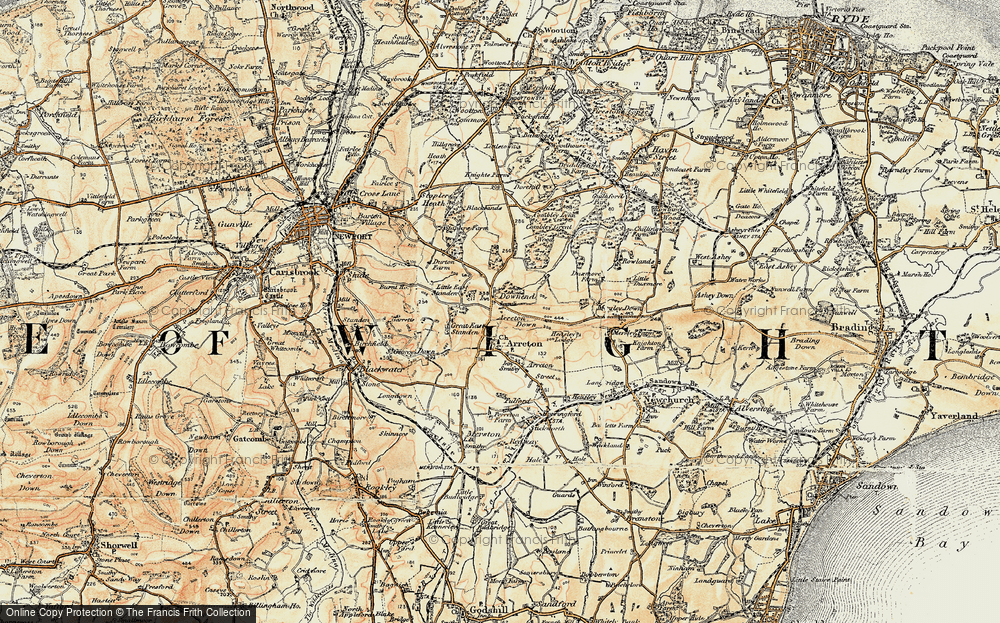Old Maps of Arreton Manor, Isle of Wight Francis Frith