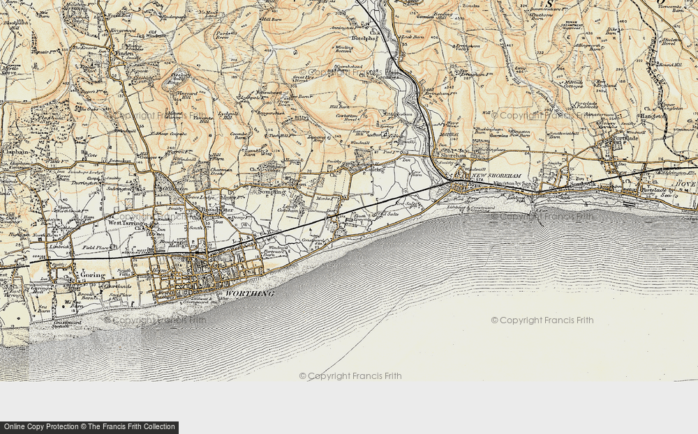 Old Maps of Lancing, Sussex Francis Frith