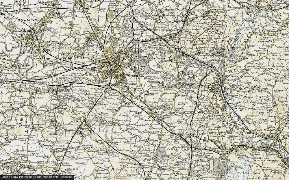Old Maps of Offerton, Greater Manchester Francis Frith