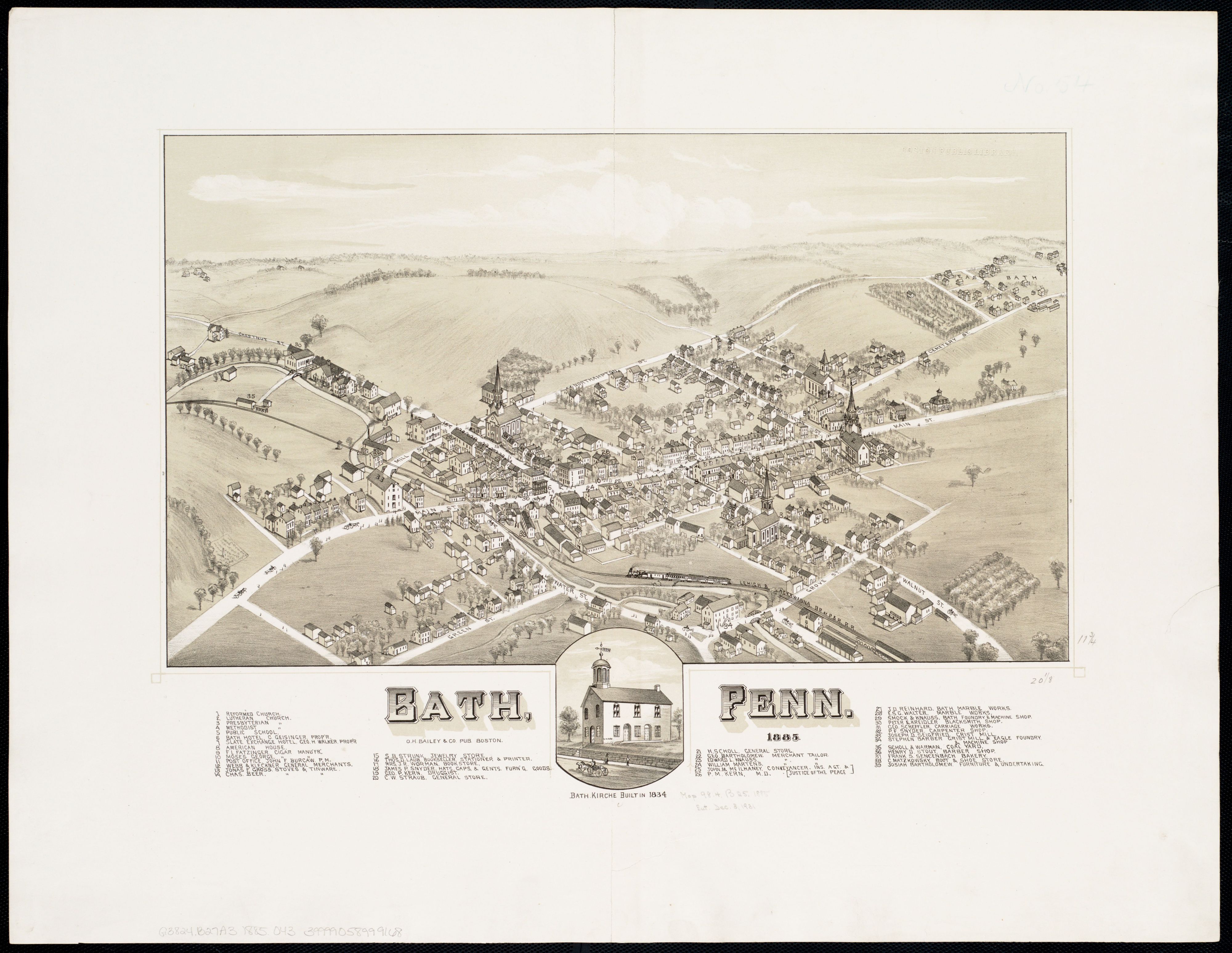 Pastmaps bathpennsylvaniabailey1885