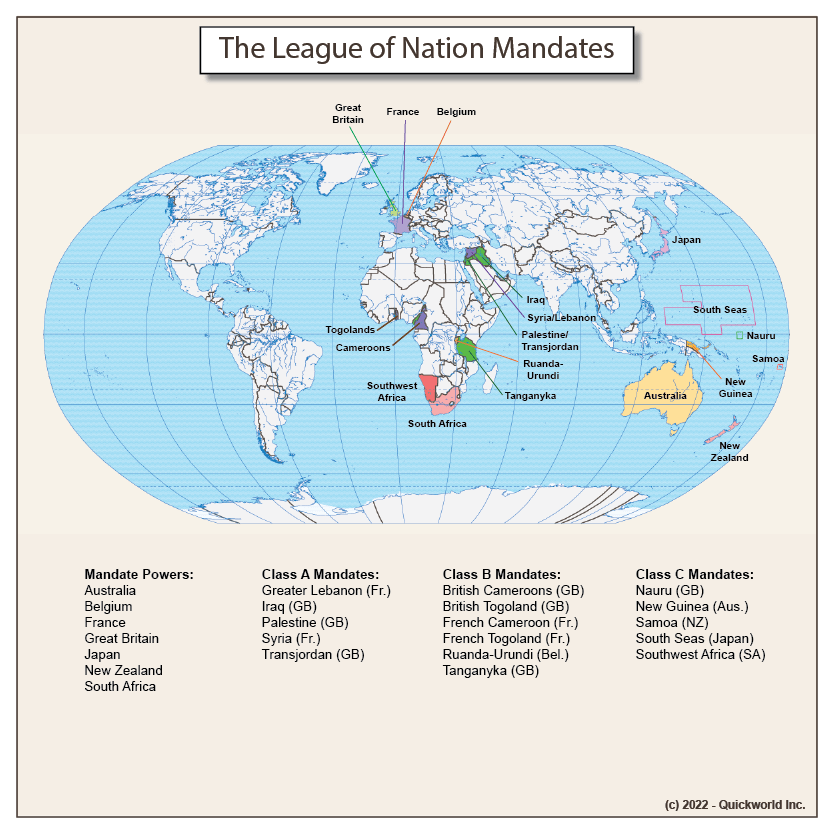 League Of Nations Map