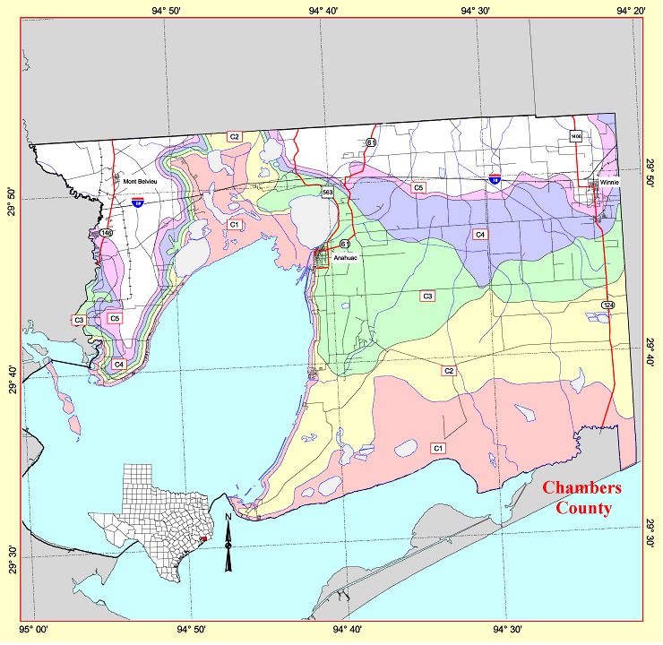 Maps Of Chambers County