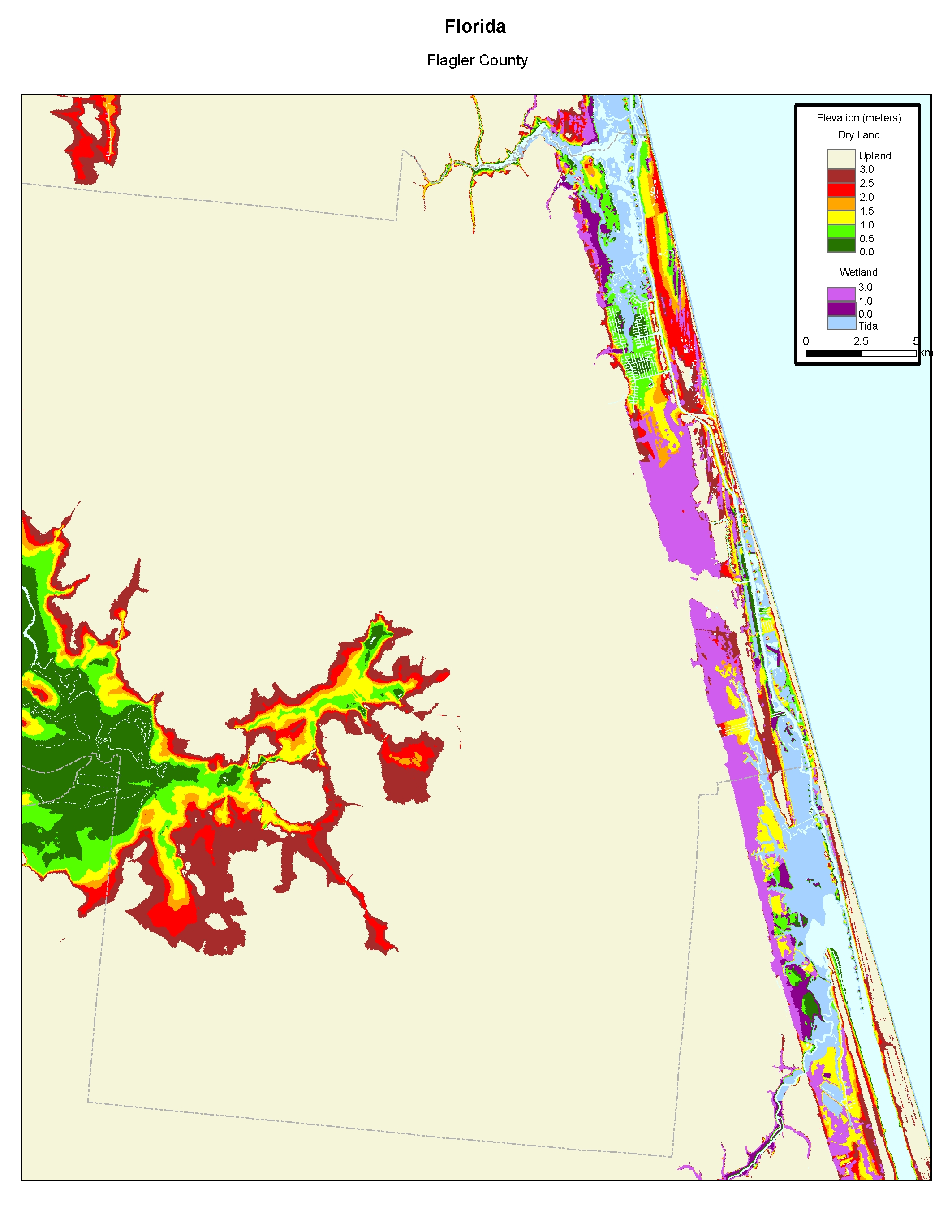 More Sea Level Rise Maps of Florida's Atlantic Coast