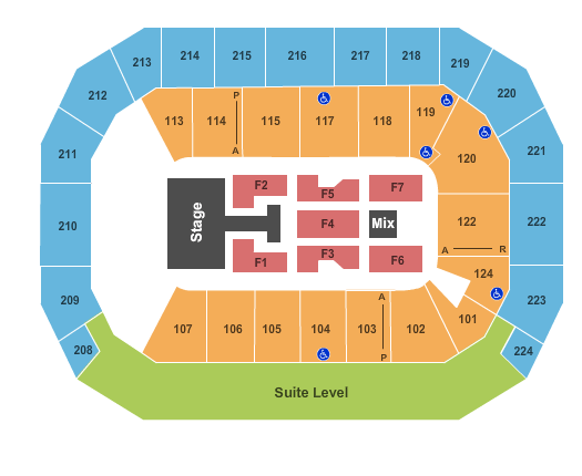 Baxter Arena Tickets and Nearby Hotels 2425 S 67th St Omaha