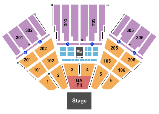 Five Point Amphitheater Map Park Boston Zone Map