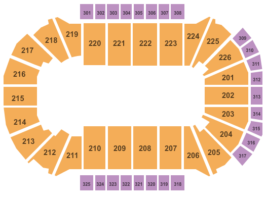 Resch Center Seating Chart Green Bay