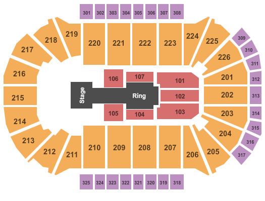 Resch Center Seating Chart Green Bay