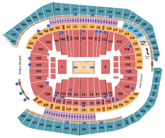 US Bank Stadium Seating Chart & Maps Minneapolis