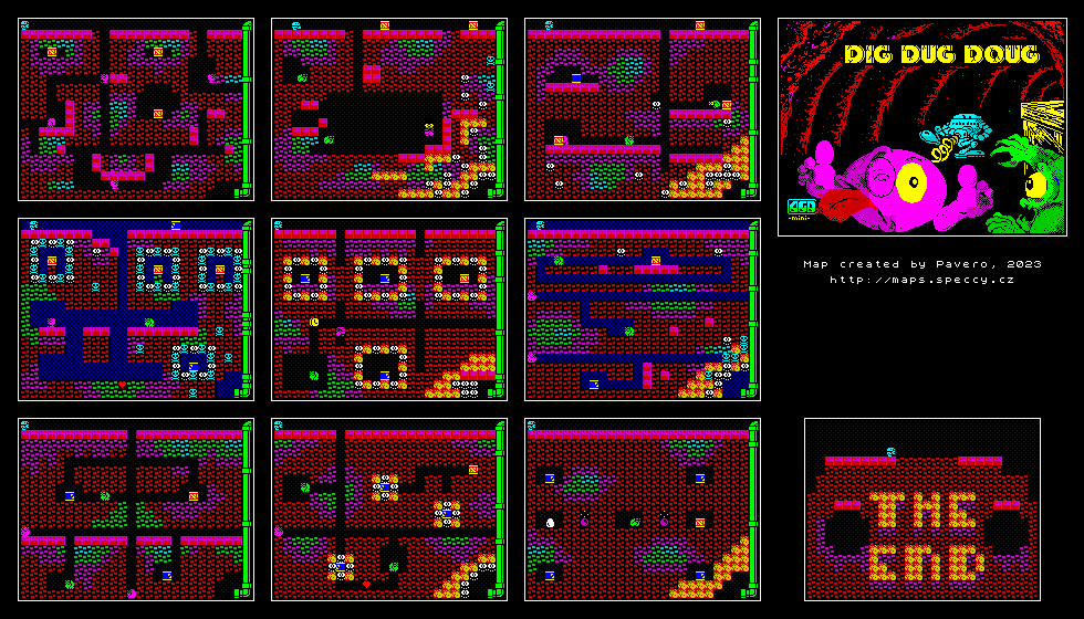 Dig Dug Doug The Map