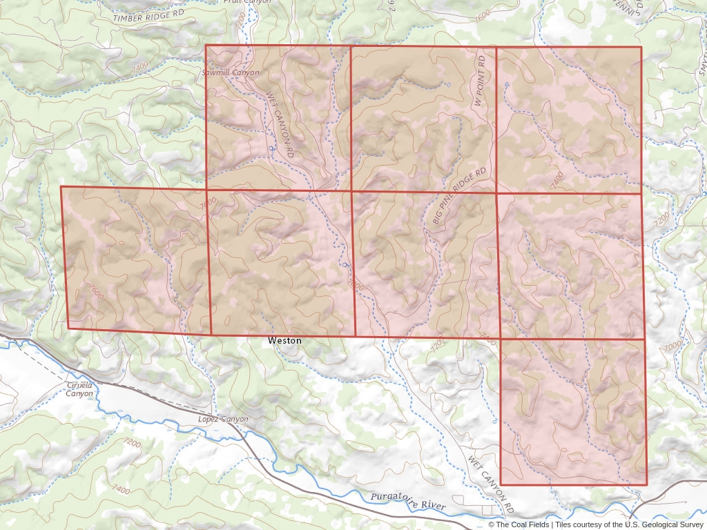 'Raton Basin Coal Prospecting Permit' 2,560 acres in Las Animas, Colo