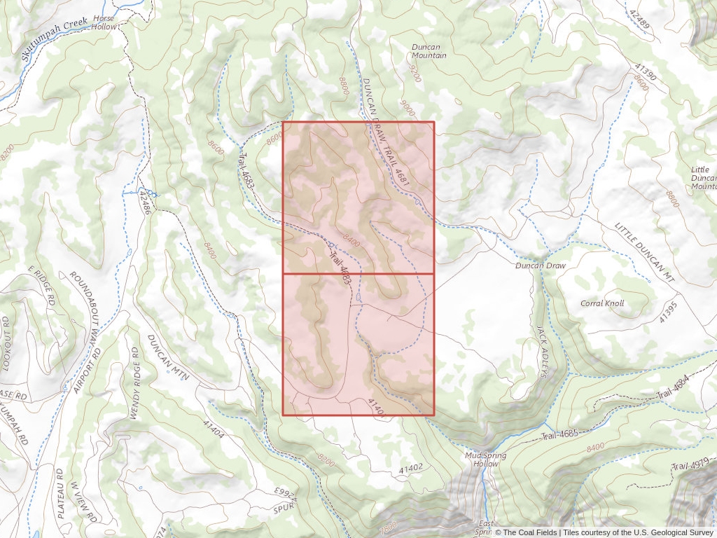 'Uinta Basin Coal Exploration License' 927 acres in Sevier, Utah Established in 2007 Ark