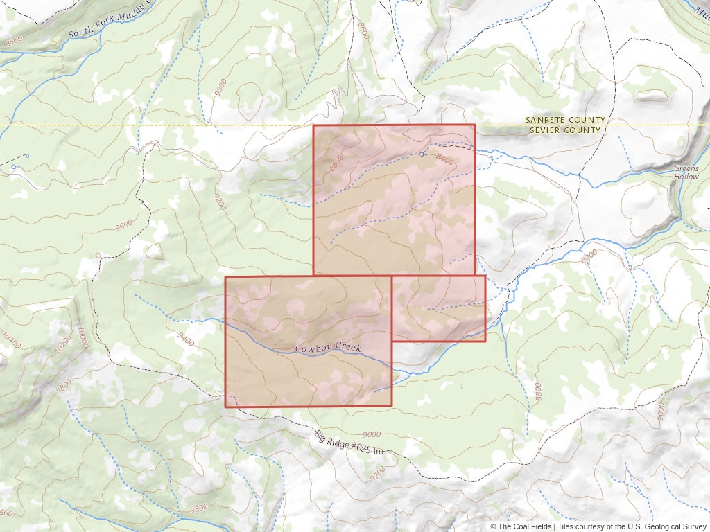 'Uinta Basin Coal Exploration License' 889 acres in Emery, Utah Established in 2008 Ark