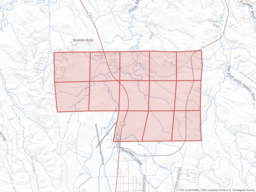 'Eagle Butte Mine Coal Mining Unit' 6,312 acres in Campbell, Wyo