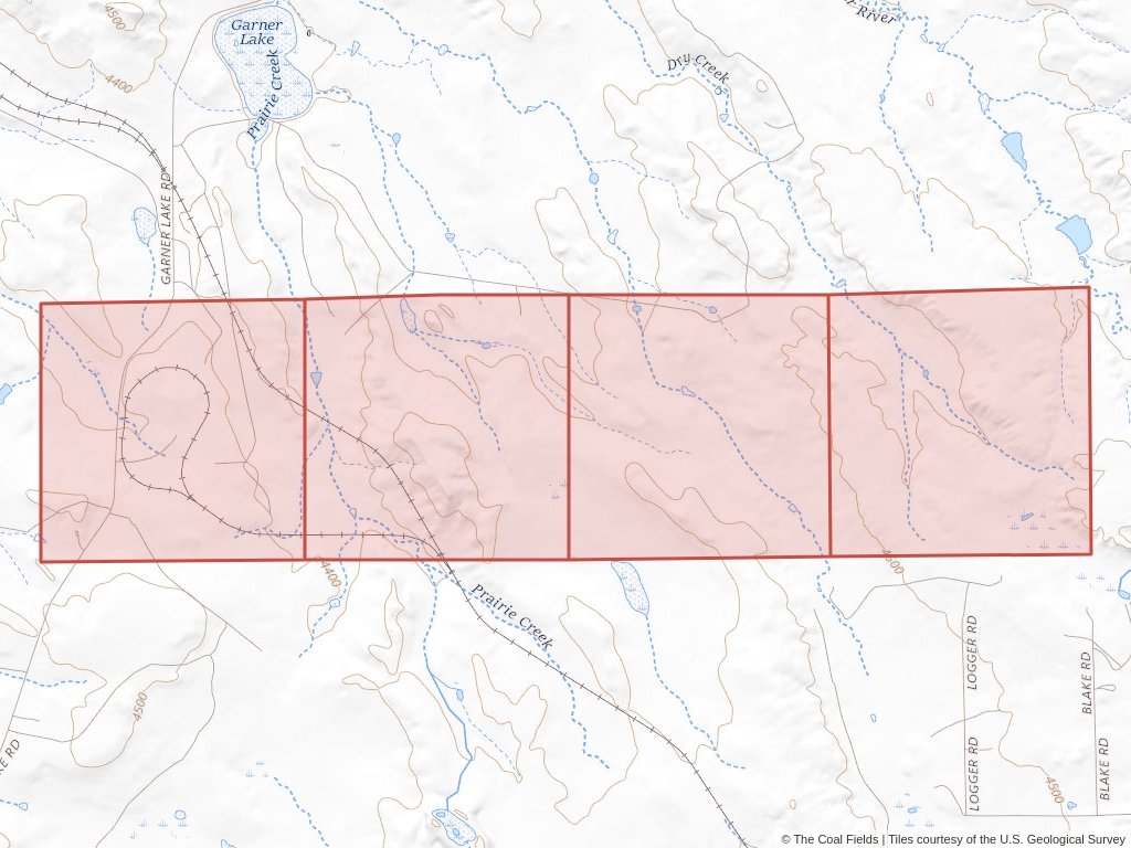 'Dry Fork Mine Prefered Coal Lease' 690 acres in Campbell, Wyo