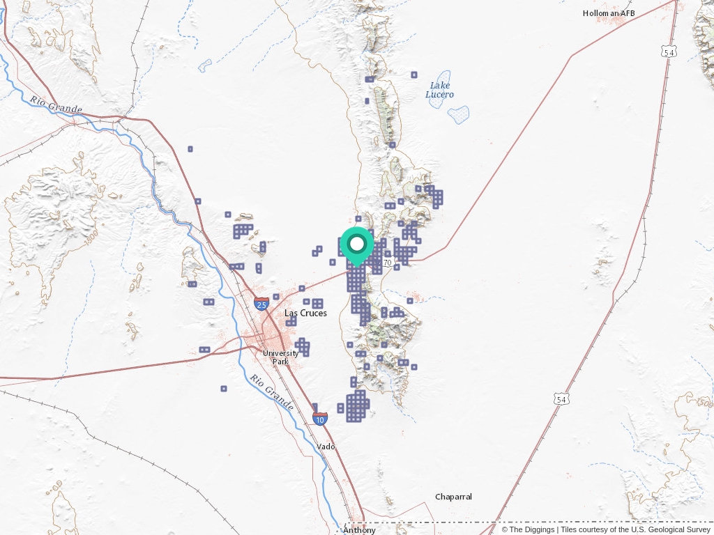 Dona Ana County Parcel Map Organ, New Mexico Mining Claims And Mines The Diggings™