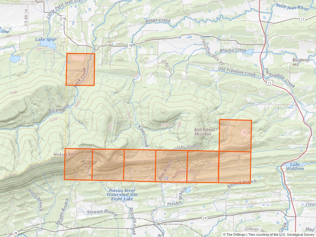 'Arkoma Basin Oil and Gas Competitive Lease' 1,190 acres in Scott