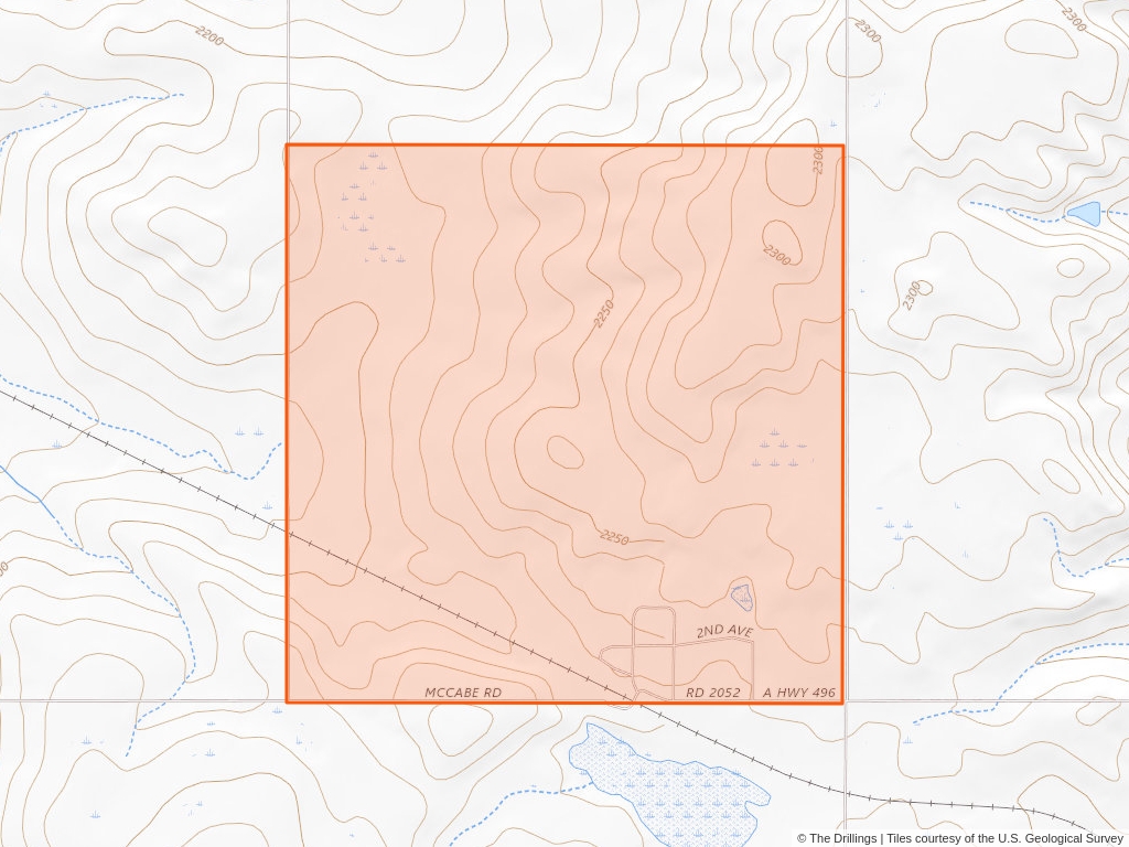 'Williston Basin Oil and Gas Competitive Lease' 40 acres in Roosevelt