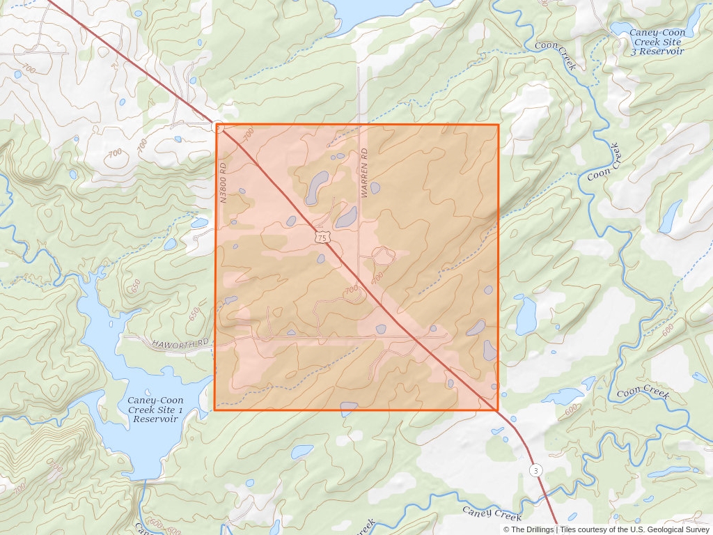 'Arkoma Basin Oil and Gas Competitive Lease' 40 acres in Coal, Okla