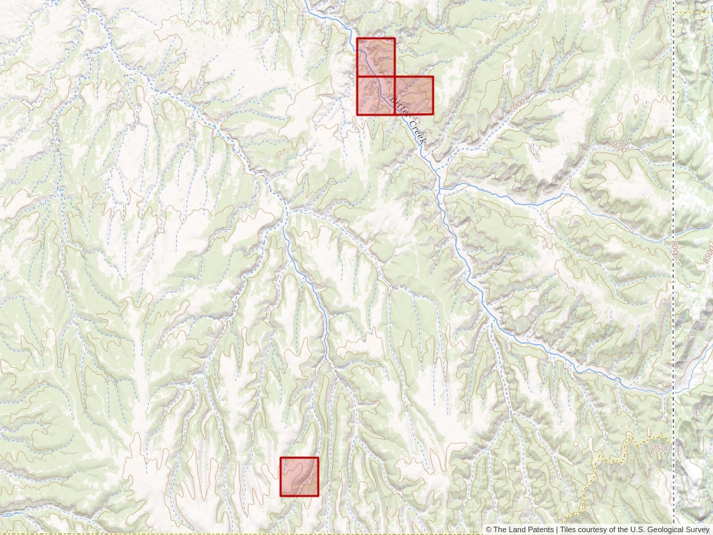 'Uintah Ranching Patent' 1927 640 acres in Uintah, Utah Frank A