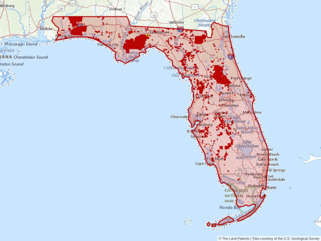 Florida Public Land Map Land In Florida | The Land Patents™