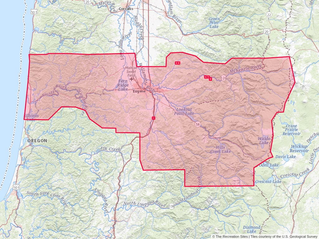 Recreation In Lane County, Oregon The Recreation Sites™