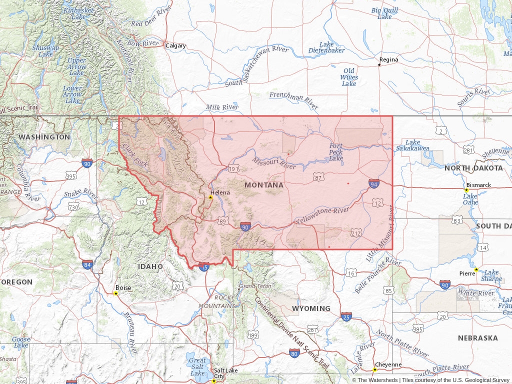 Water In Montana The Watersheds™