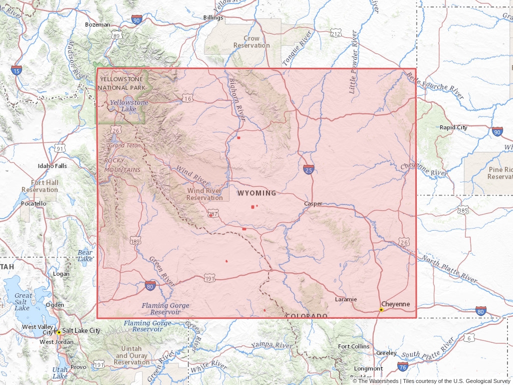 Water In Wyoming The Watersheds™