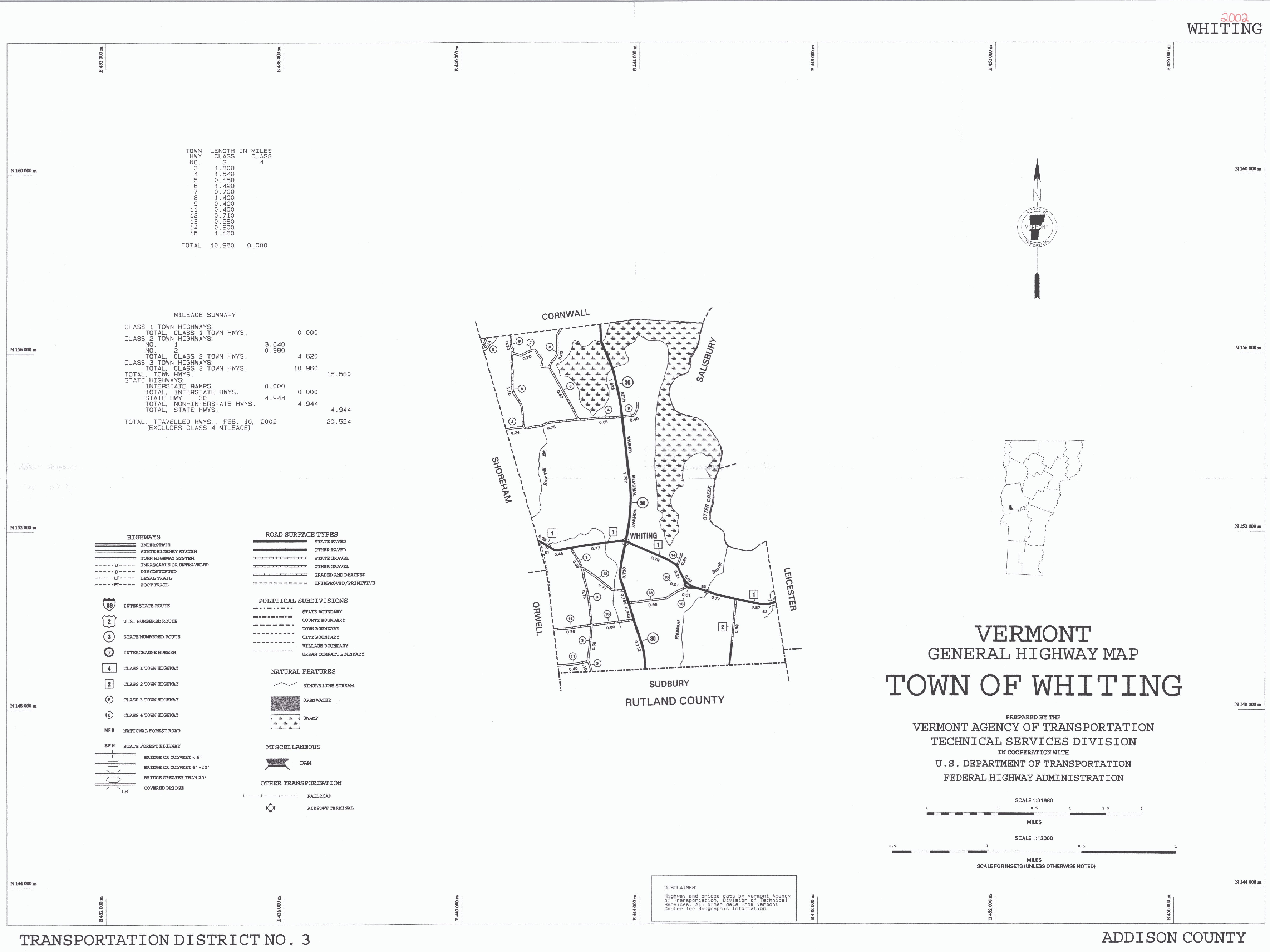 maps.vtrans.vermont.gov /Maps/TownMapSeries/Addison_Co/WHITING/