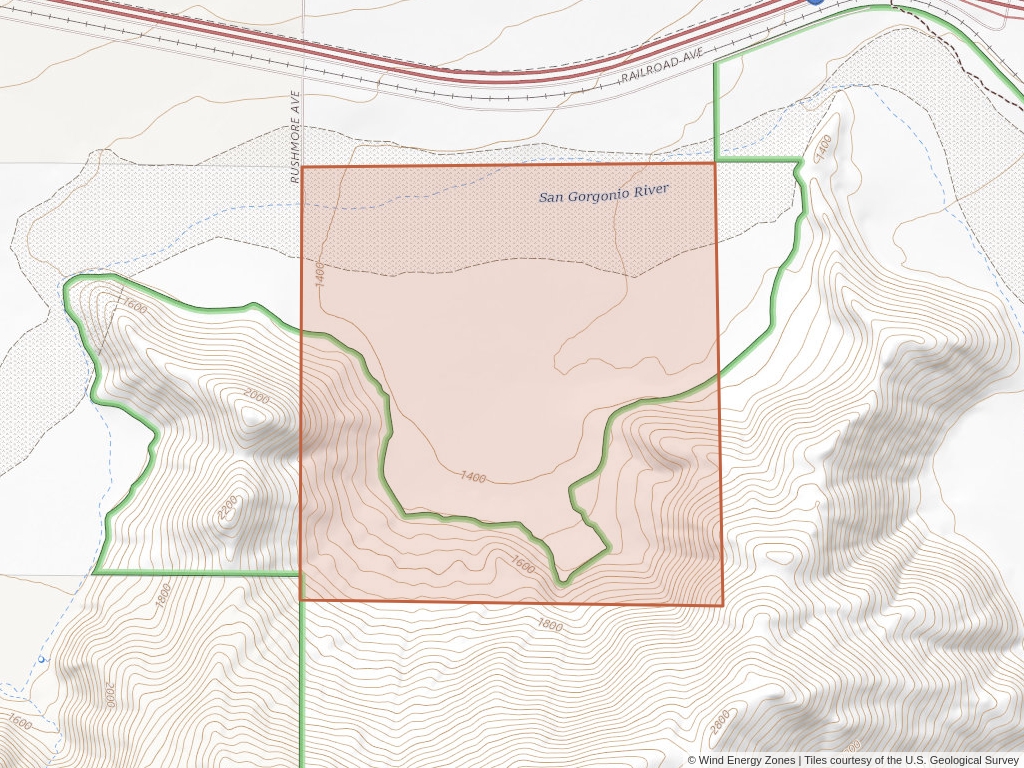 'Cabazon Wind Energy Right Of Way' 375 acres in Riverside, Calif