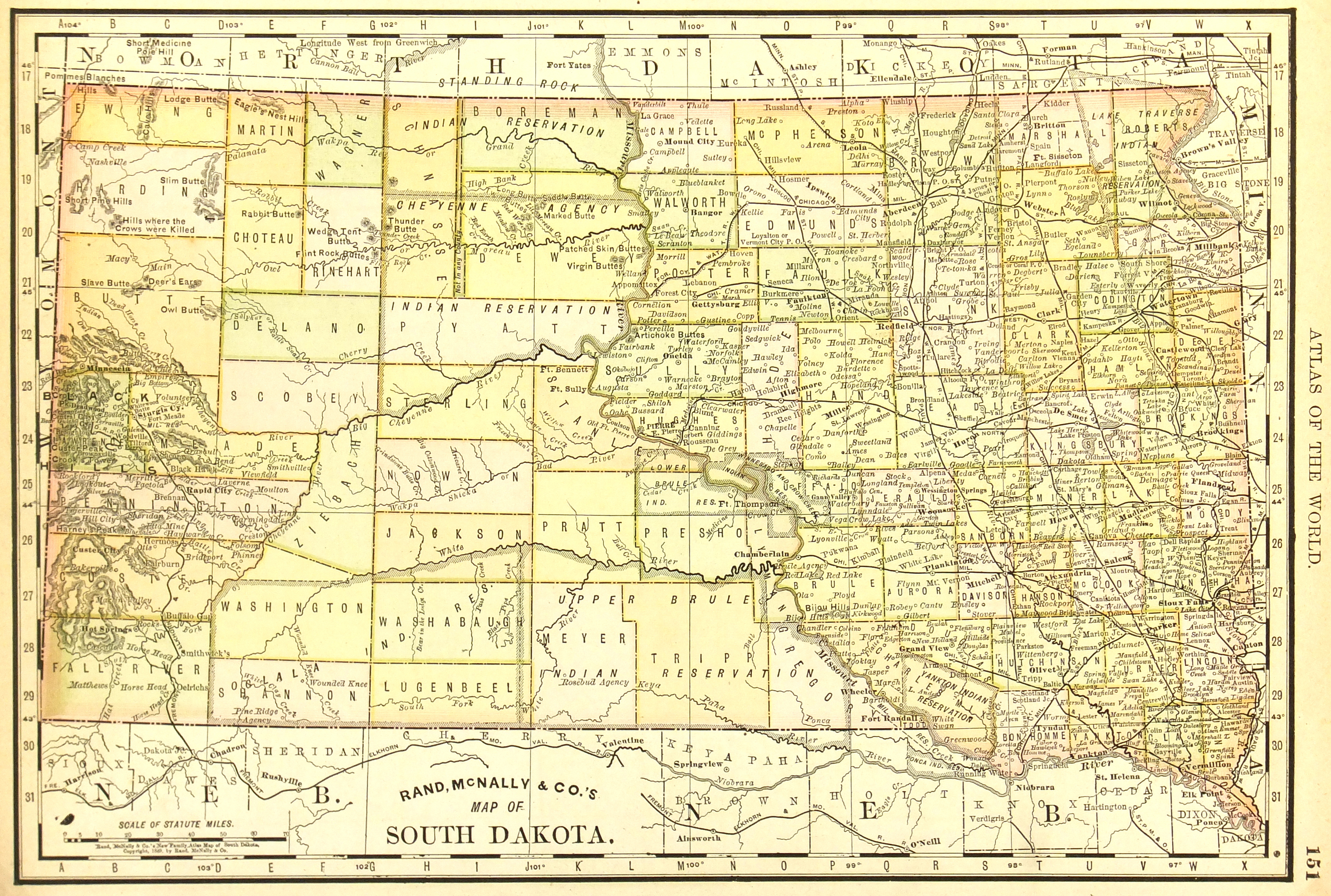 North Dakota Map With Towns