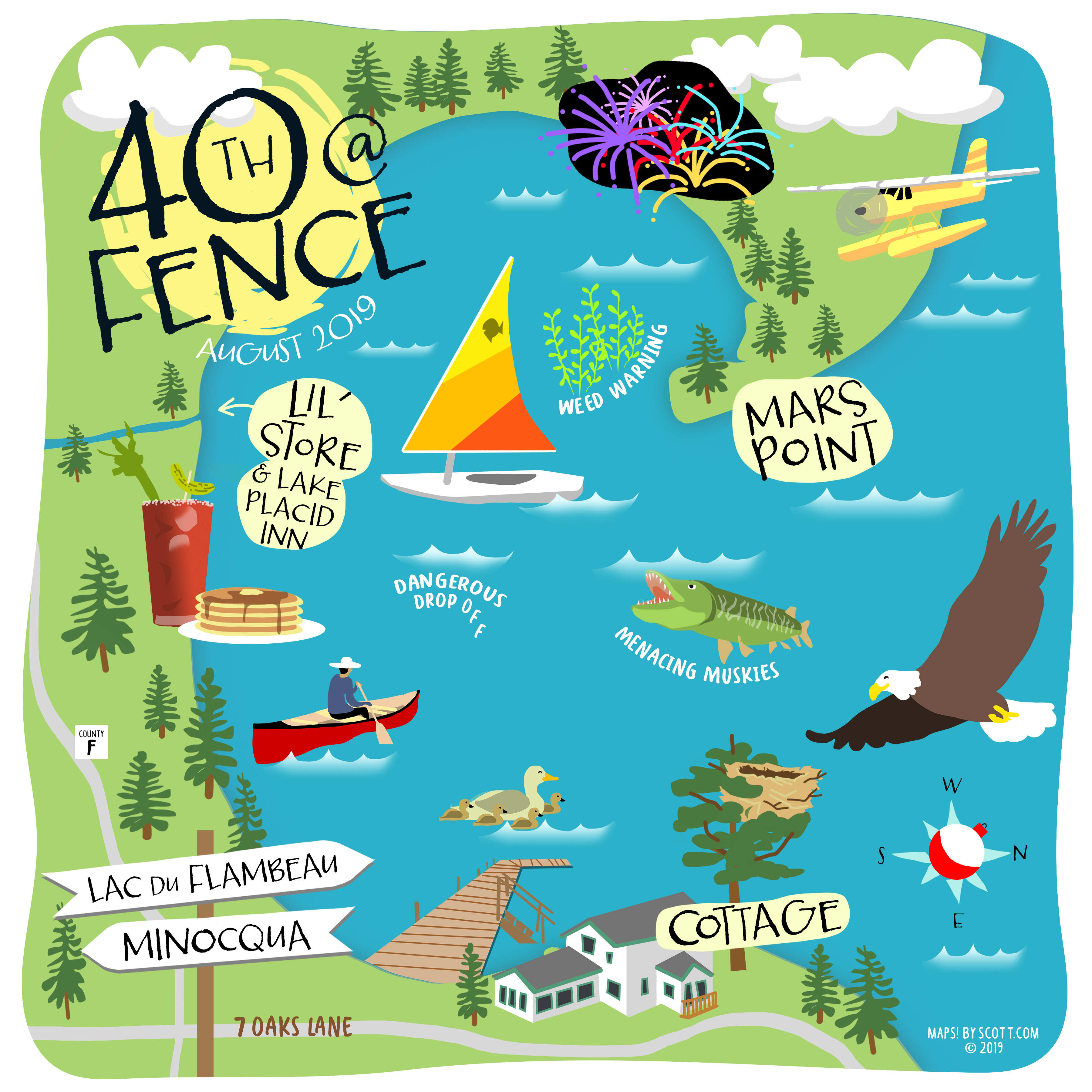 Maps! by ScottFence Lake Maps! by Scott