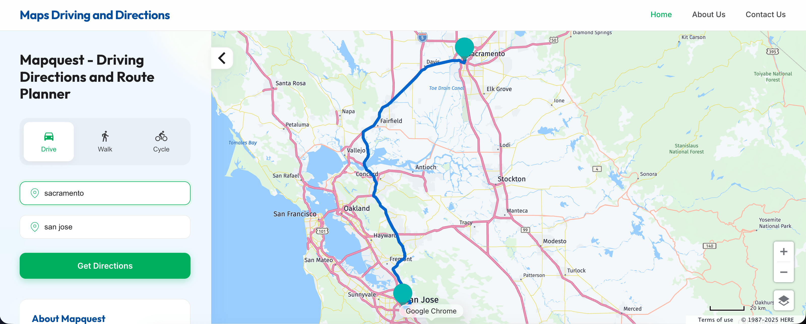 Mapquest Maps Driving Directions And Route Planner