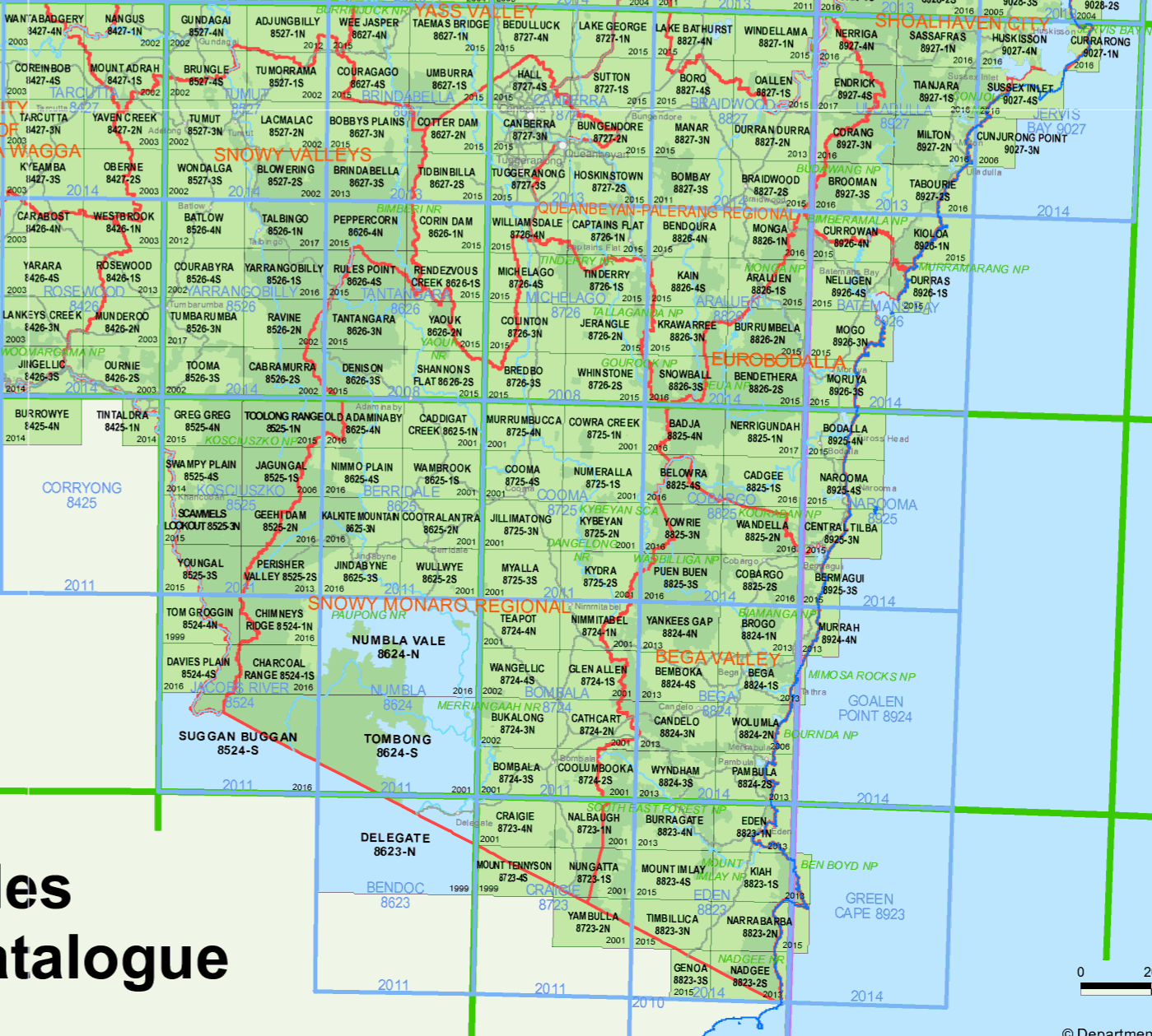Large Detailed Map Of Nsw