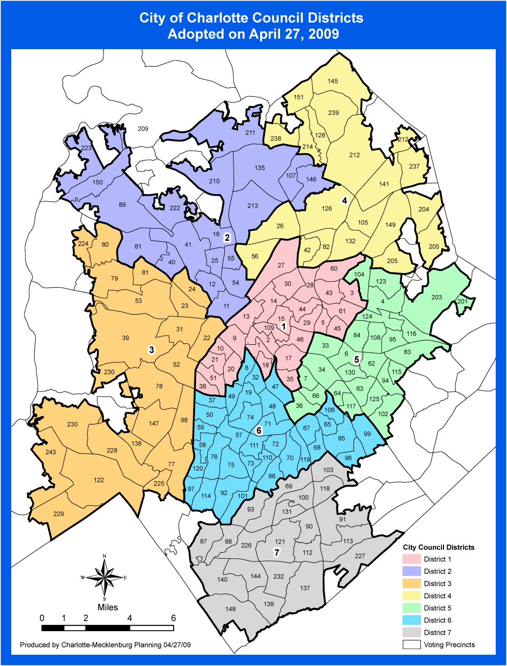 Charlotte City Council District Map Printable Maps Online