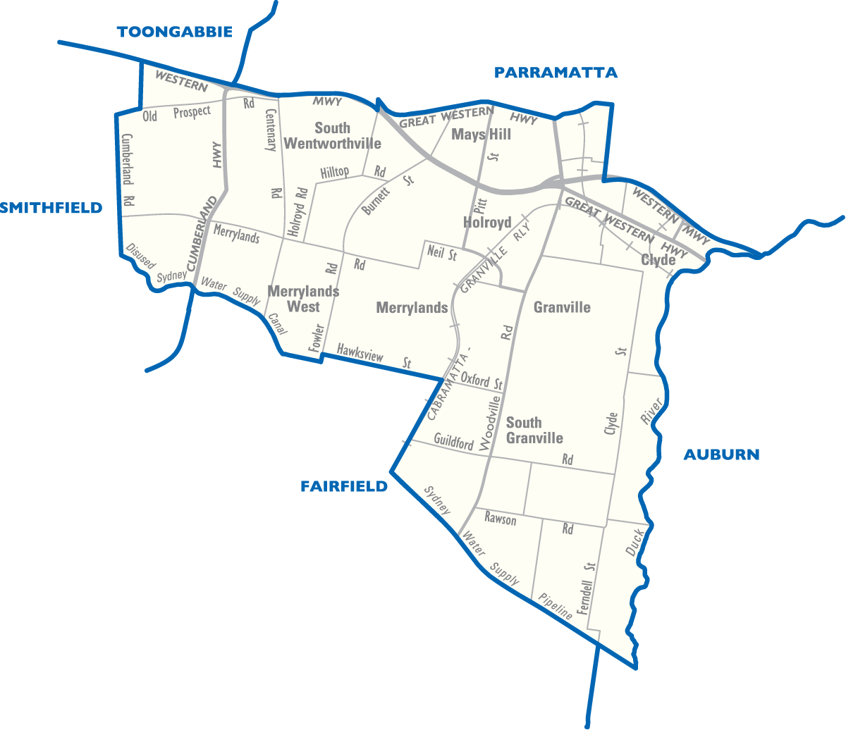 Granville City Map •