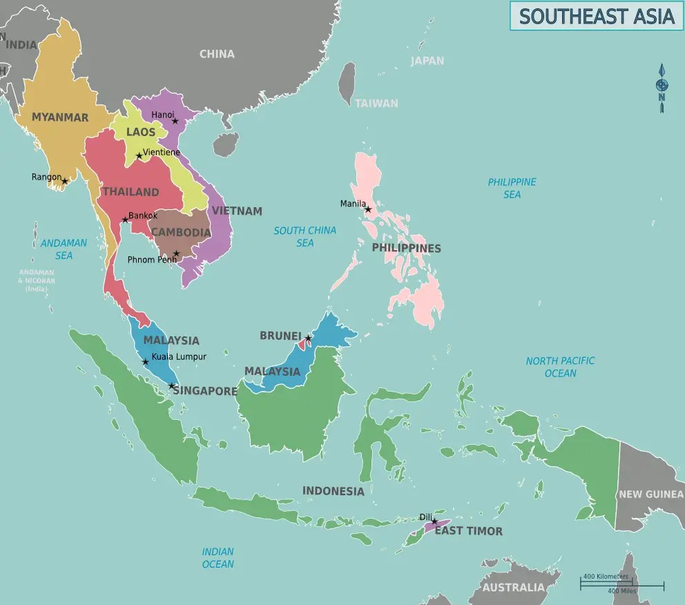 Southeast Asian Countries WorldAtlas