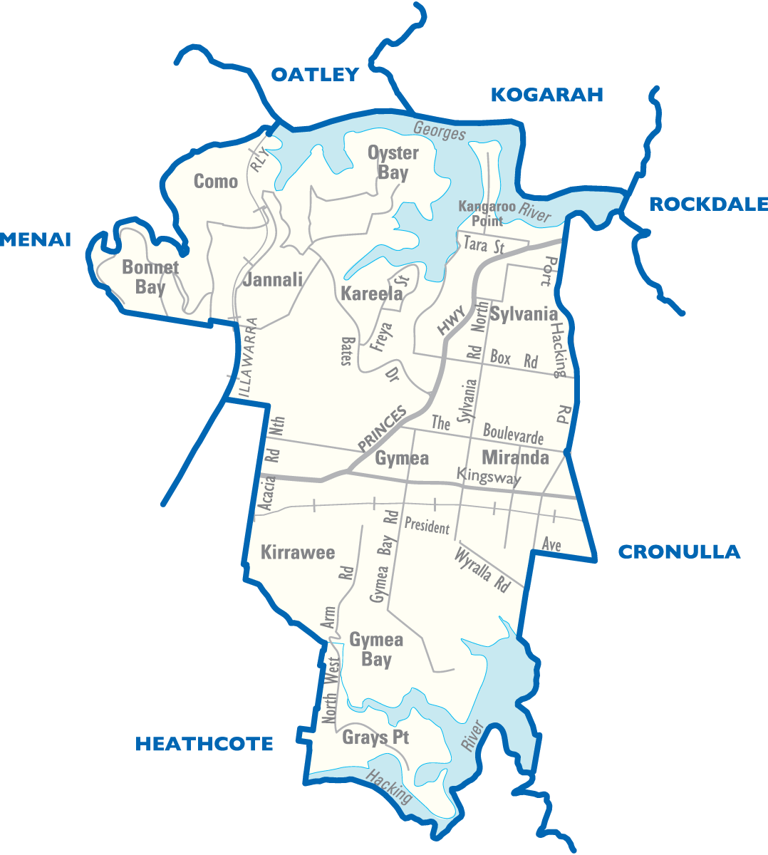 Miranda City Map •