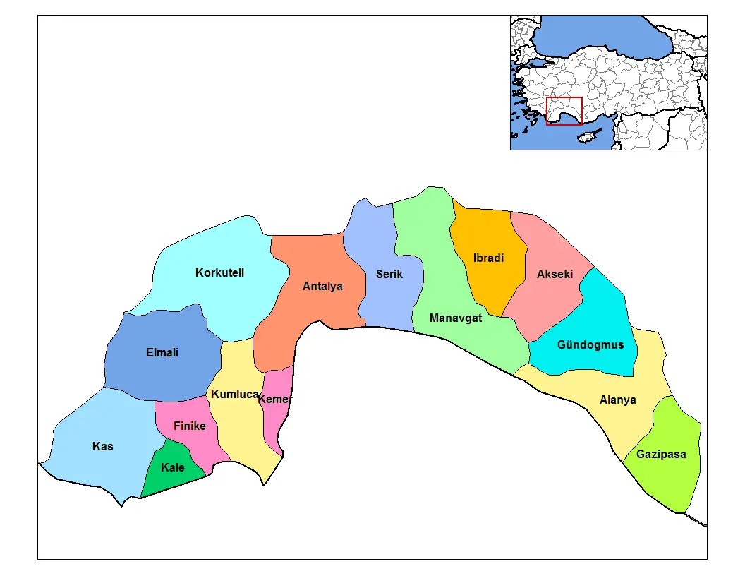 Antalya Map