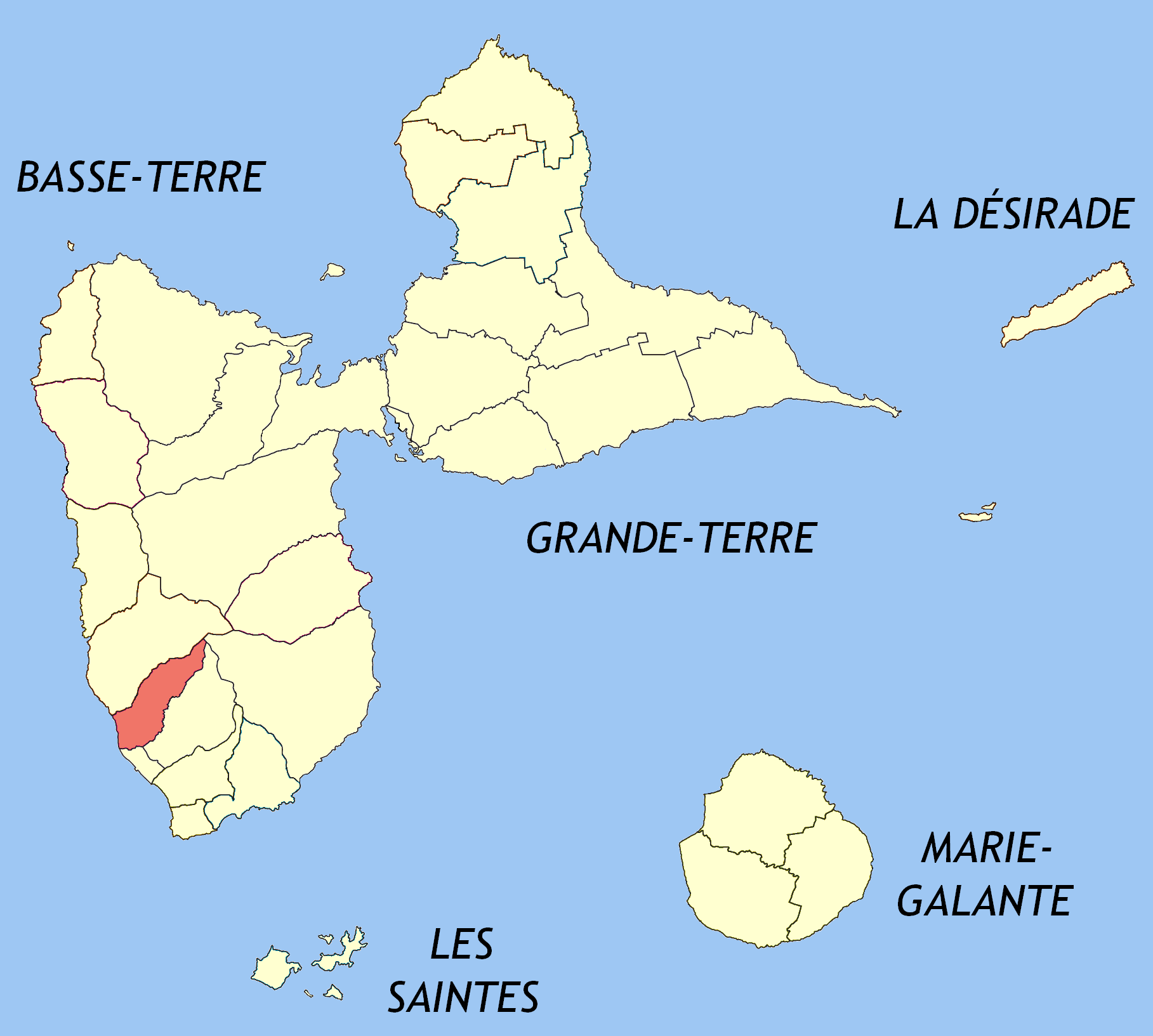 Baillif Guadeloupe Carte Baillif •