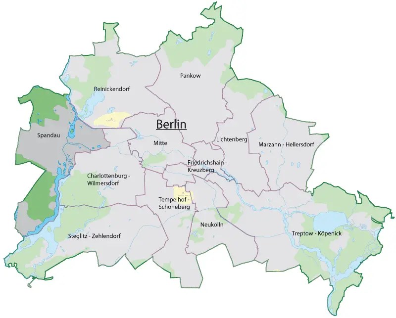 Karte Berlin Spandau Berlin Spandau