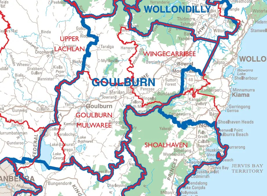 City Map Goulburn •